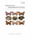 JOURNAL OF THE LEPIDOPTERISTS SOCIETY封面